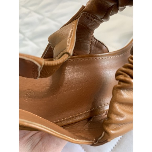 PiePieBuy 7 1/2Platform Wedge Sandals Open Toe Elastic Ankle Strap Dress Sandals - Picture 5 of 13